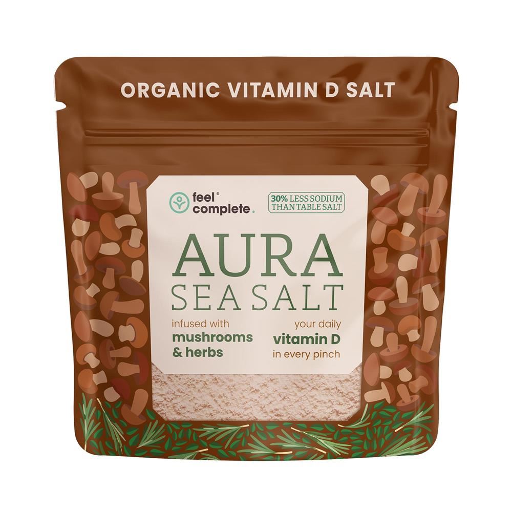Feel Complete (Aura Sea Salt) Organic Mushroom & Herbs Vitamin D 80g