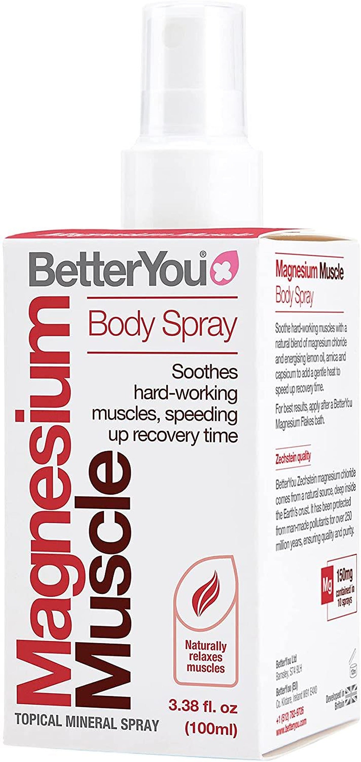 BetterYou Magnesium Oil Muscle Spray - 100ml