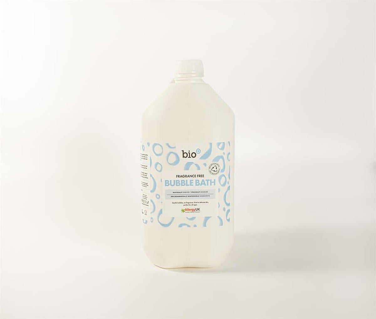 Bio-D Fragrance Free Bubble Bath 5L