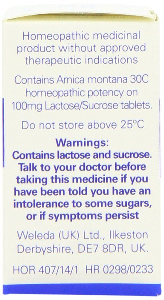 Weleda Arnica 30C - 125 Tablets