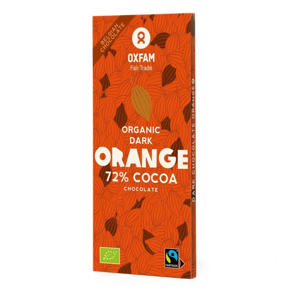 Oxfam Fair Trade ORGANIC Dark Chocolate Orange 100g