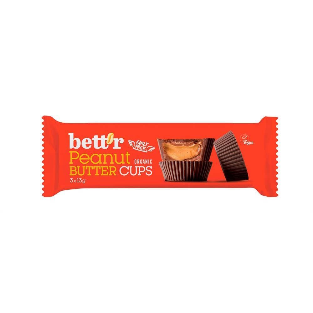 Bettr Nut Butter Cups Peanut Cr?am 39g - 12 Pack