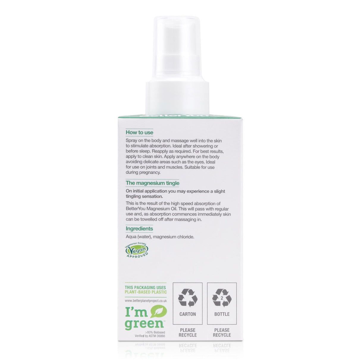 BetterYou Magnesium Oil Sensitive Spray - 100ml