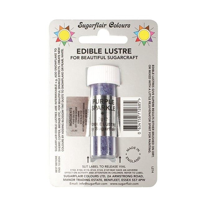 Sugarflair Edible Lustre - 2g All Shades