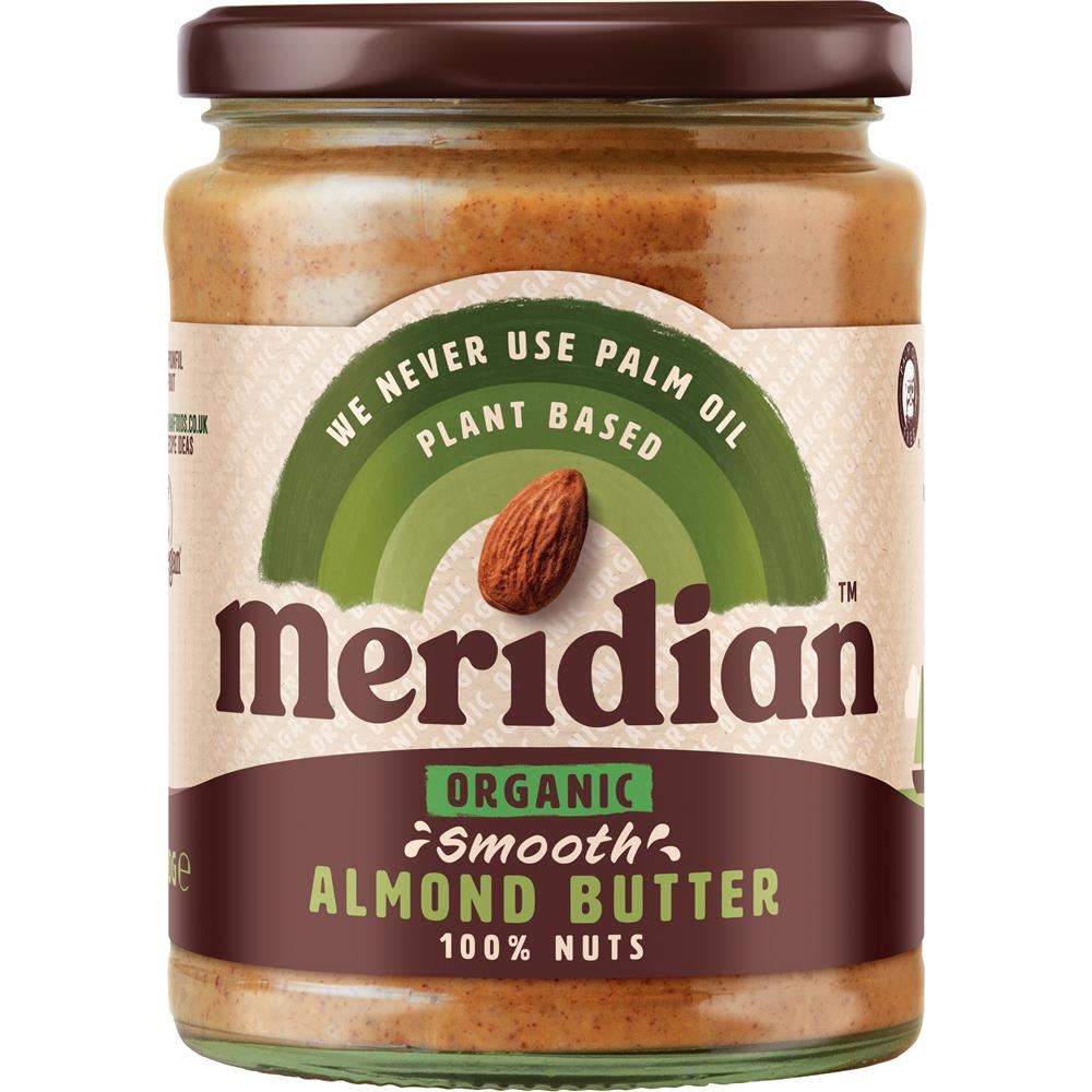 Meridian Organic Smooth Almond Butter 100% 470g