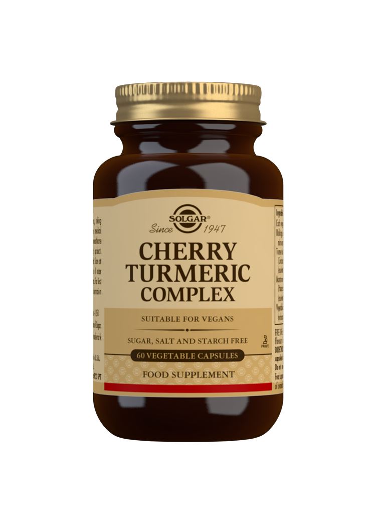 Solgar Cherry Turmeric Complex - 60 Vegicaps