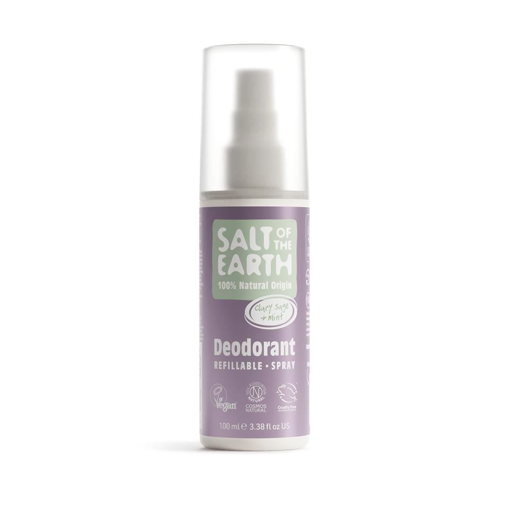 Salt Of the Earth Clary Sage & Mint Deo Spray 100ml