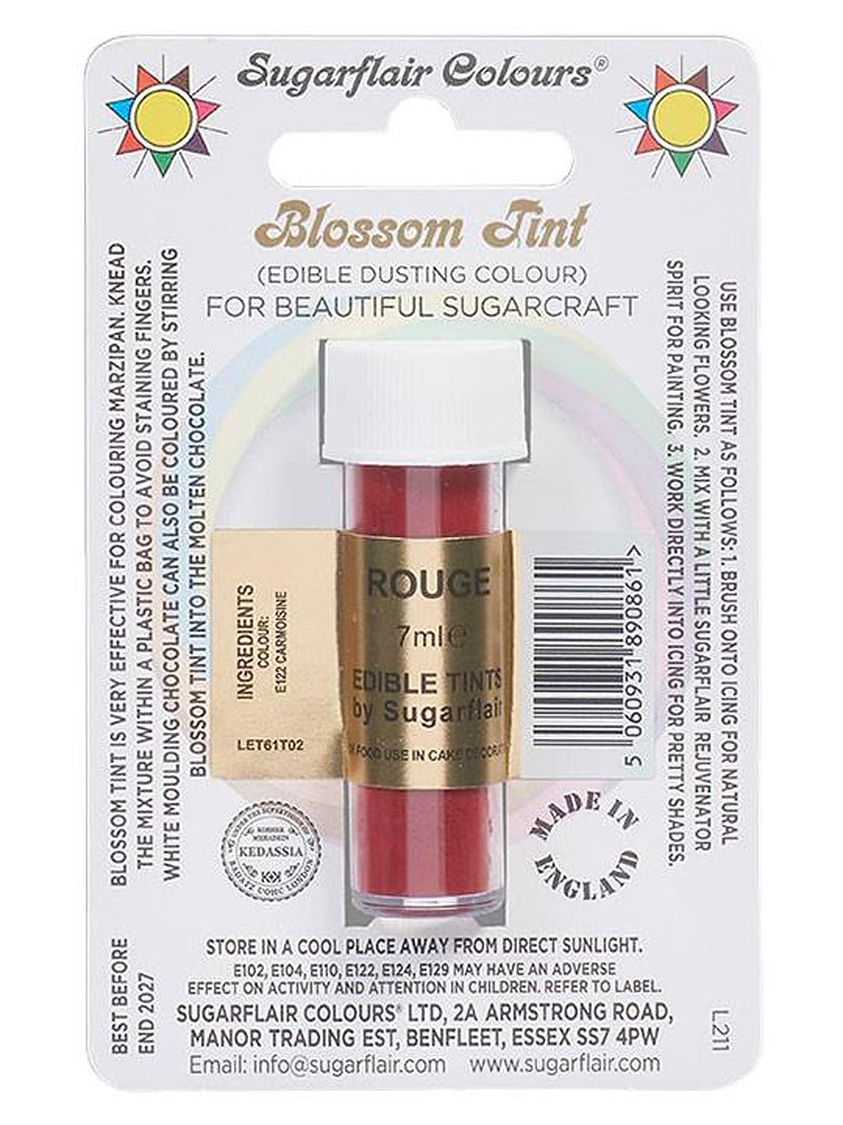 Sugarflair BLOSSOM TINT Edible Food Colour Powder - 7ml - image 15