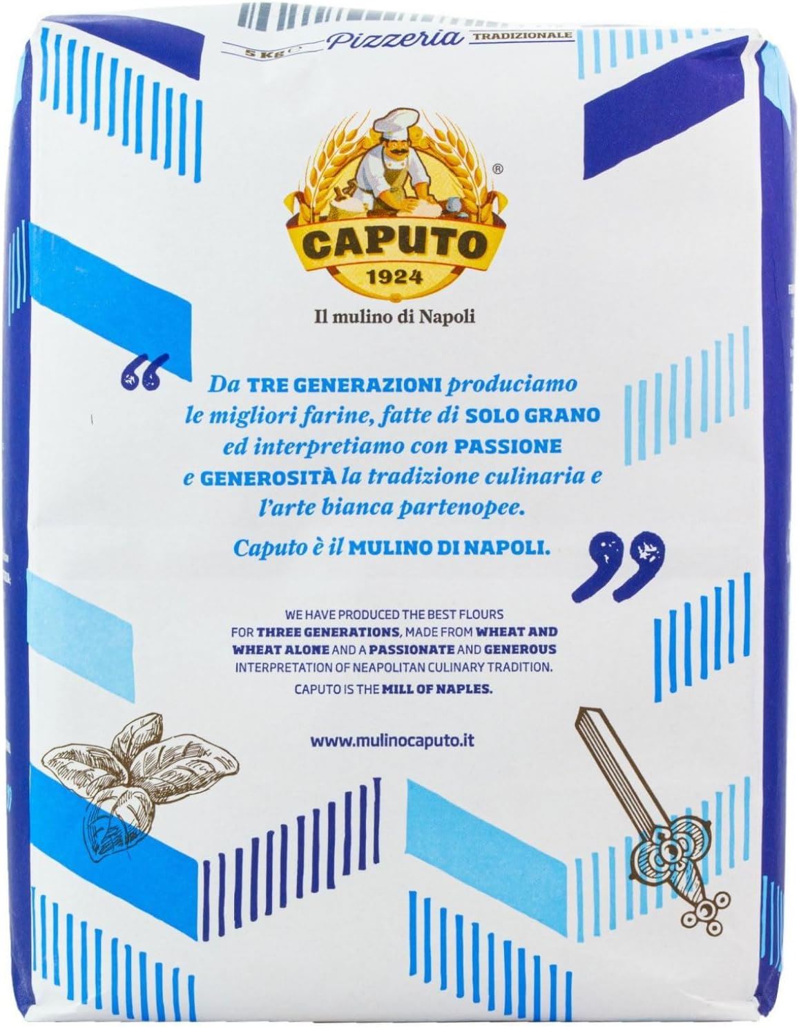 Caputo Farina Pizzeria Type 00 Flour Blue 5kg