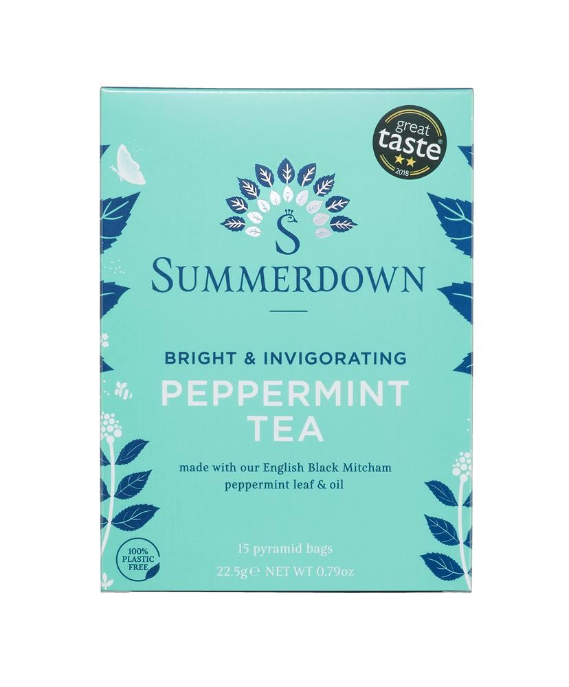 Summerdown English Peppermint Pyramid Tea 22.5g