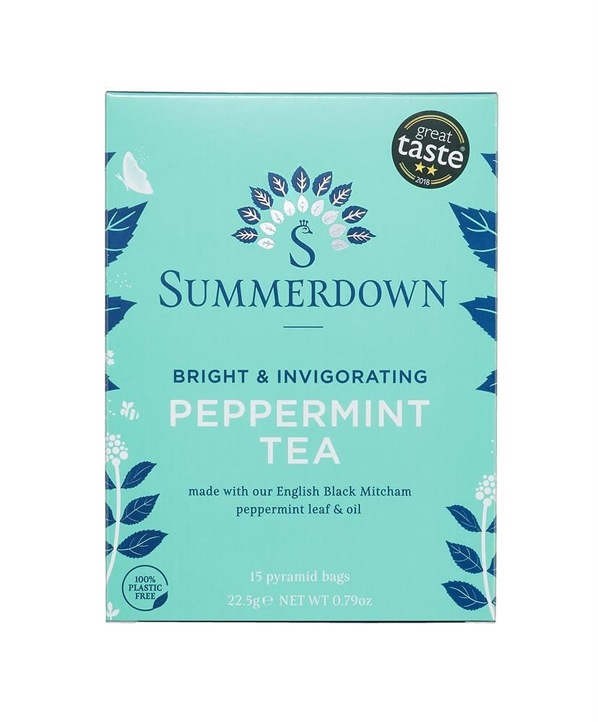 Summerdown English Peppermint Pyramid Tea 22.5g