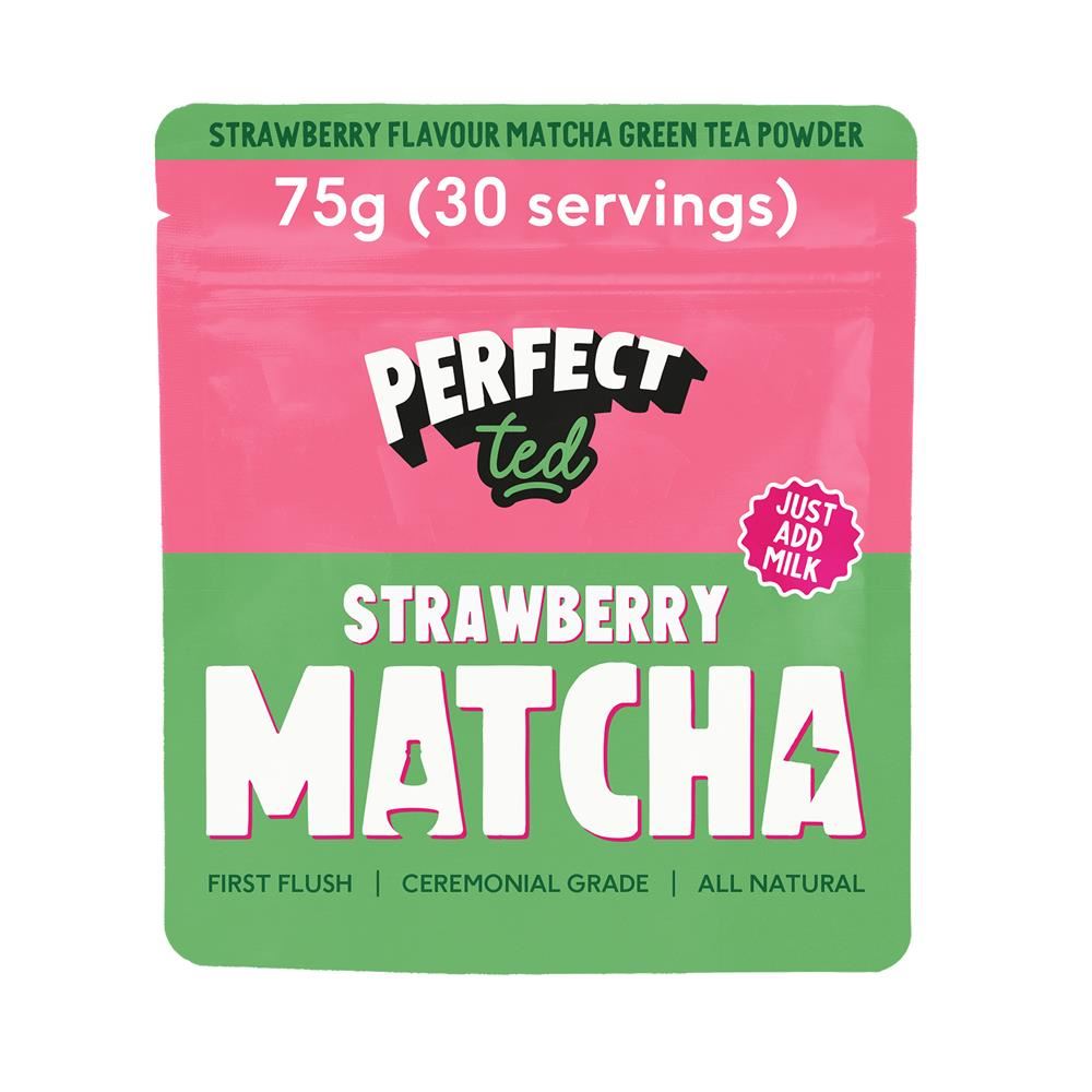 PerfectTed Matcha Powder Strawberry 75g