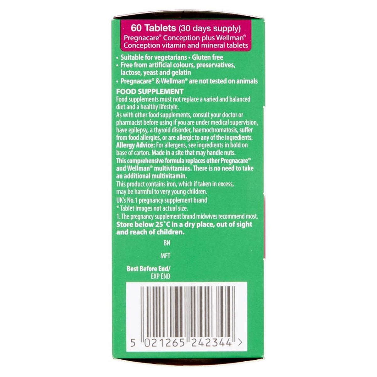 Vitabiotics Pregnacare Him & Her Conception - 60 Tablets - image 3