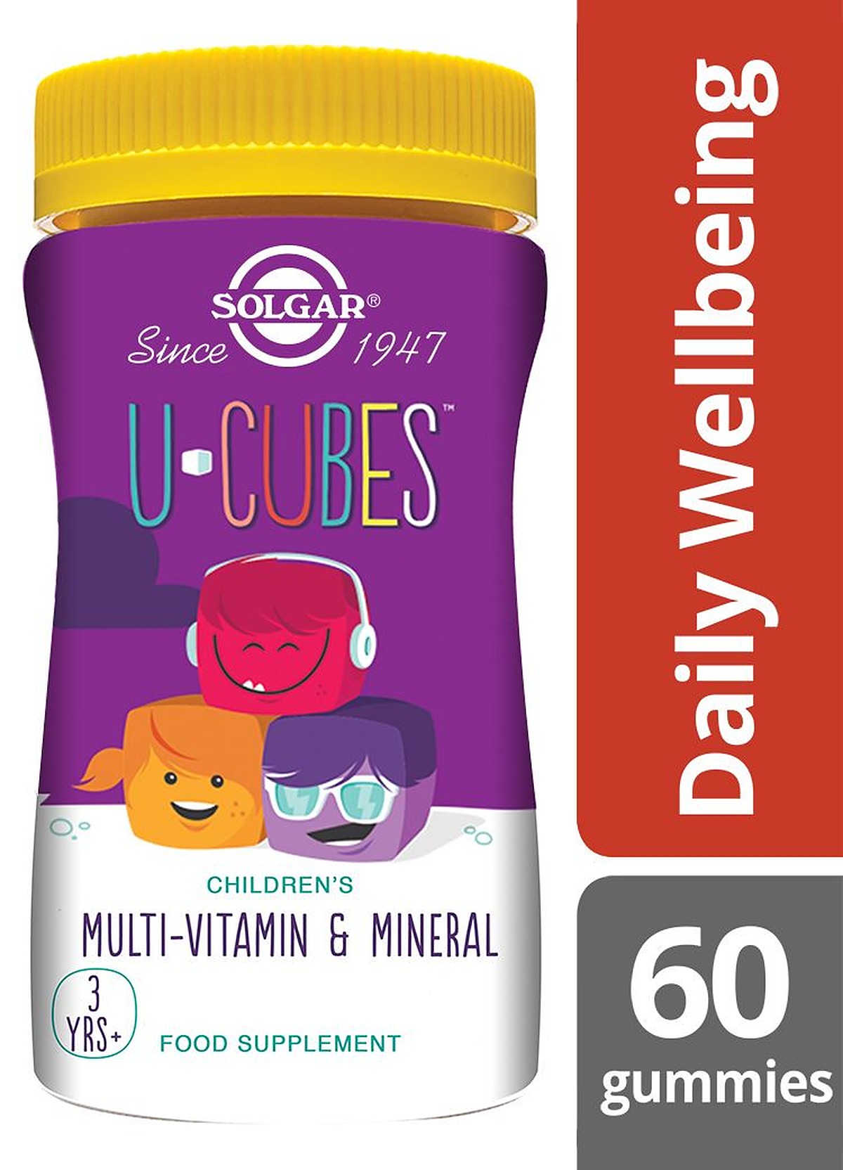 Solgar U-Cubes Children's Multi-Vitamin and Mineral - 60 Gummies - image 2
