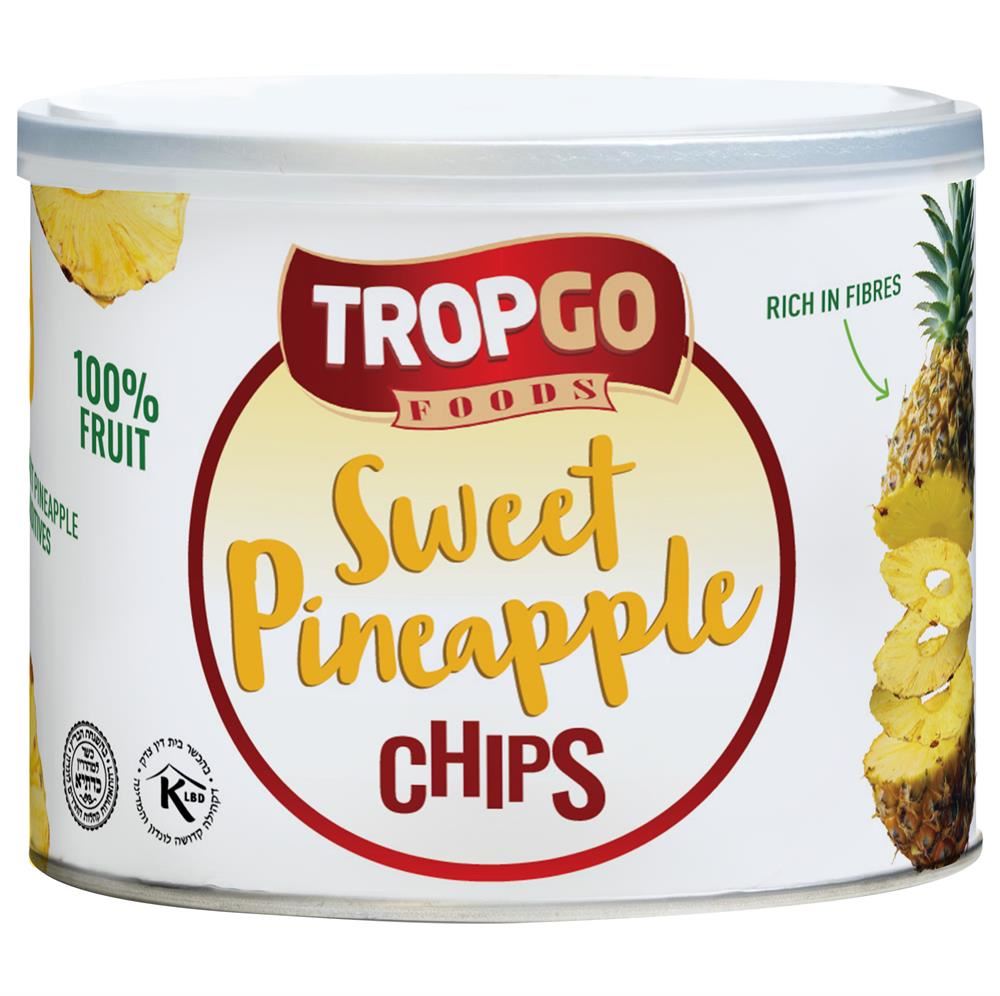 Tropgo Foods Tropgo Sweet Pineapple Chips 25g