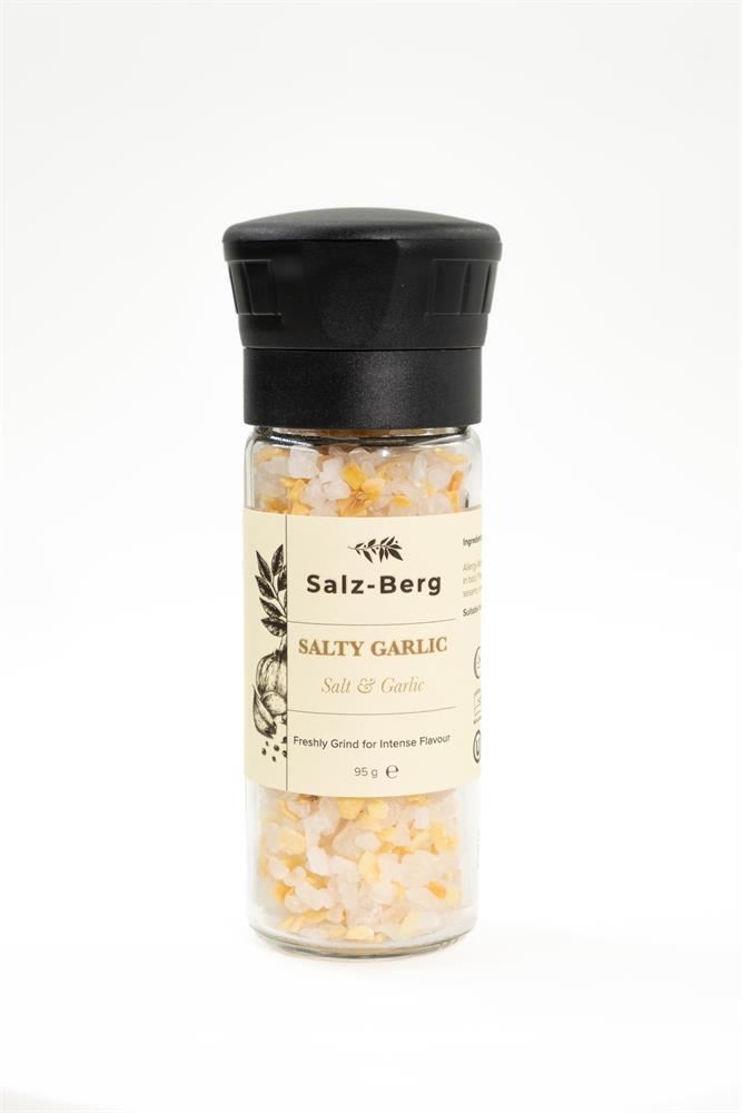 Salz Berg Salty Garlic Grinder Salt & Garlic Granules 95g