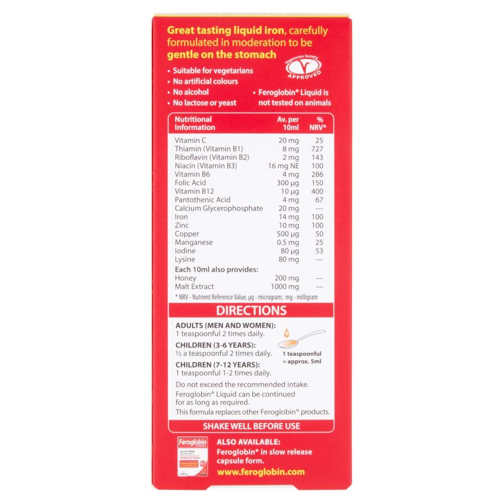 Vitabiotics Feroglobin Liquid - 500ml
