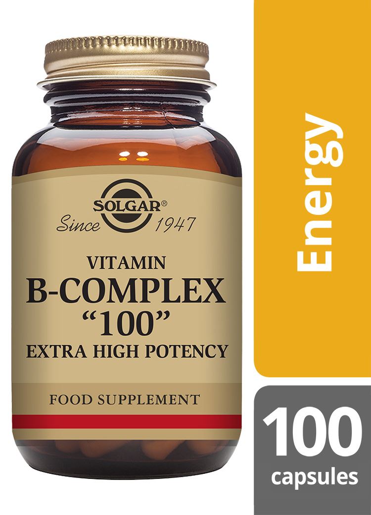 Solgar Vitamin B-Complex "100" Extra High Potency - 100 Vegicaps