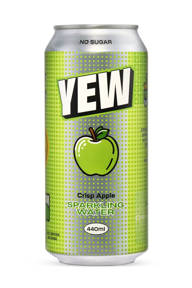 Yew Crisp Apple Sparkling Water 440ml
