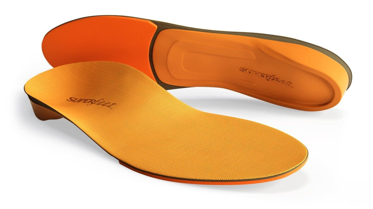 Superfeet Premium Insole Orange Mens Advanced Comfort Running Walking Standing
