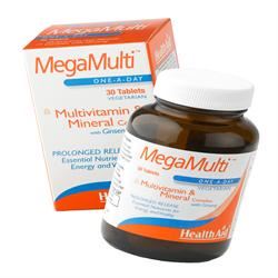 HealthAid Mega-Multi's (with Ginseng) 30 ablets
