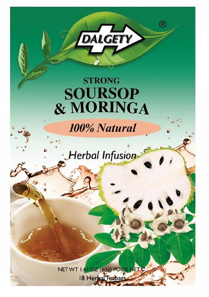 Dalgety Teas Soursop & Moringa 18 Teabags - 6 Pack