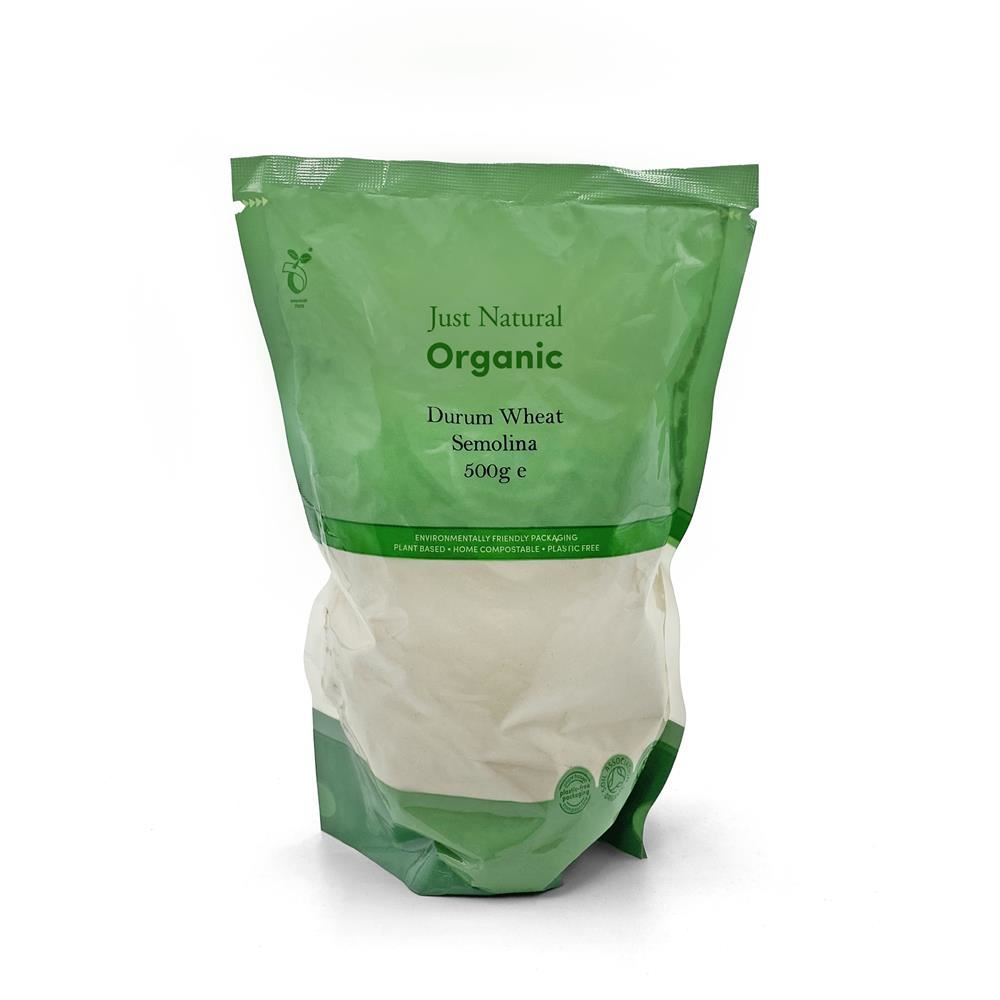 Just Natural Organic Organic Durum Wheat Semolina 500g