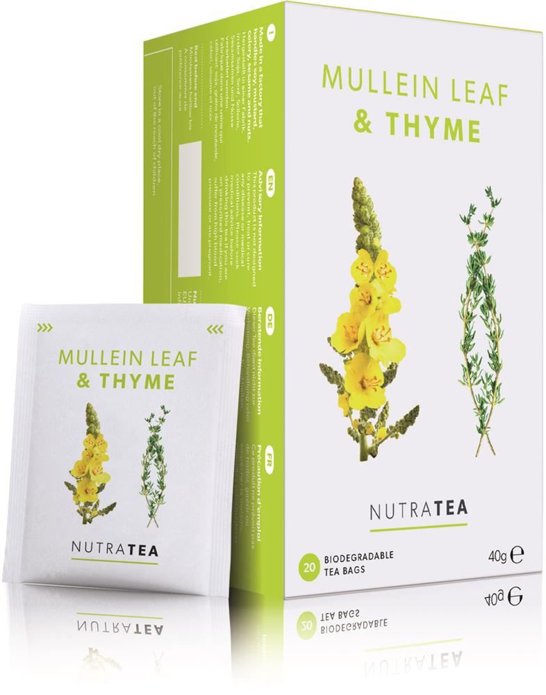 Nutratea Mullein Leaf & Thyme 20 Tea Bags