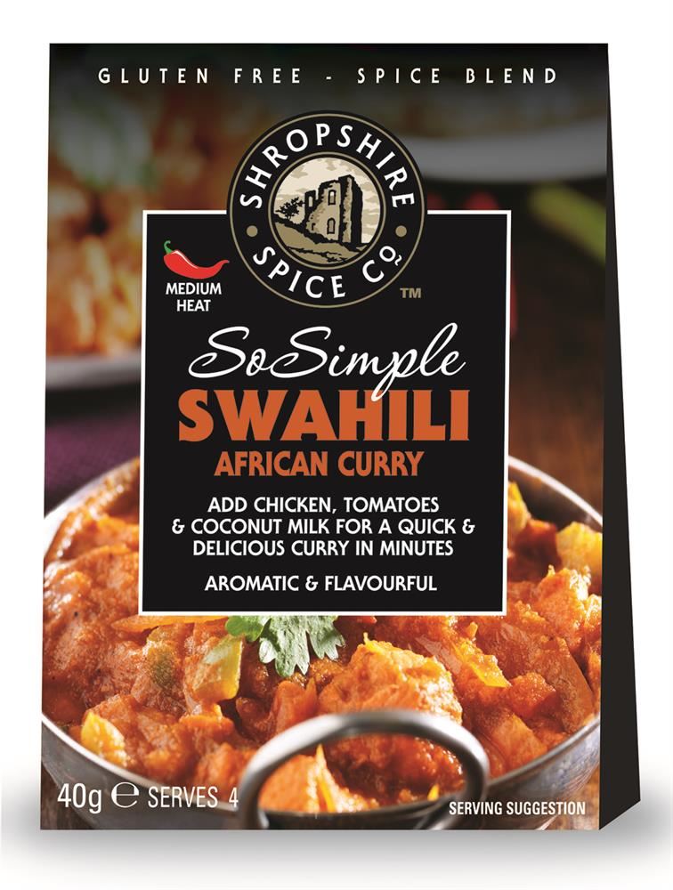 Shropshire Spice So Simple Gluten Free Swahili African Curry 40g