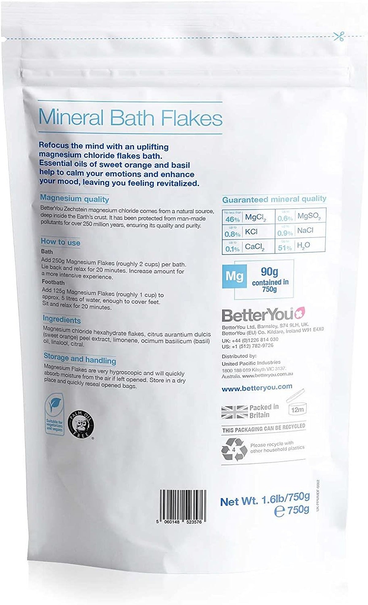 BetterYou Magnesium Mind Flakes - 750g - image 2