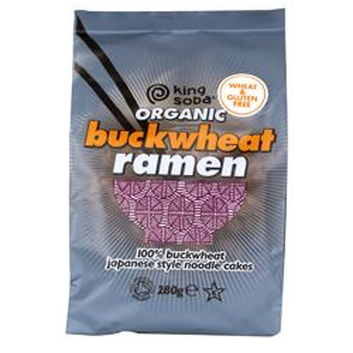 King Soba Org 4 Pack Buckwheat Ramen Noodles 280g