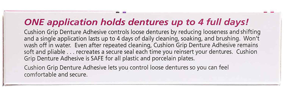 Cushion Grip Thermoplastic Denture Adhesive - 28g - image 2