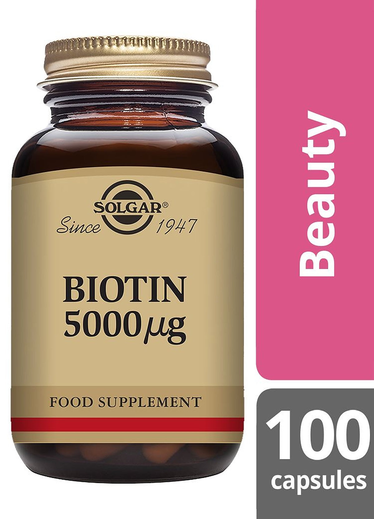 Solgar Biotin 5000 µg - 100 Vegicaps - image 2