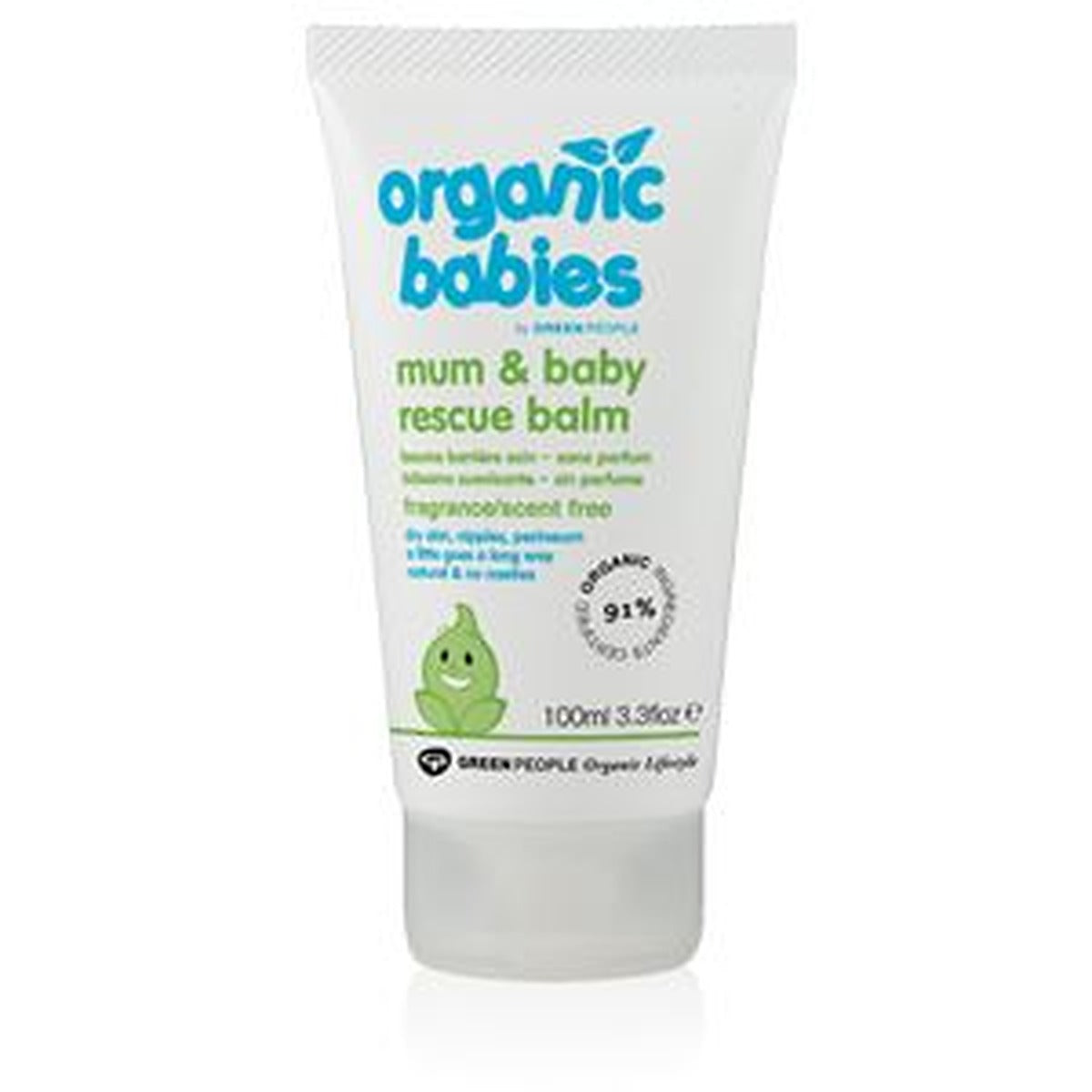 Green People Organic Babies Mum & Baby Rescue Balm - Scent Free (100ml)