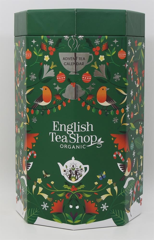 English Tea Shop Tree Advent Calendar with 13 Seasonal Blends
