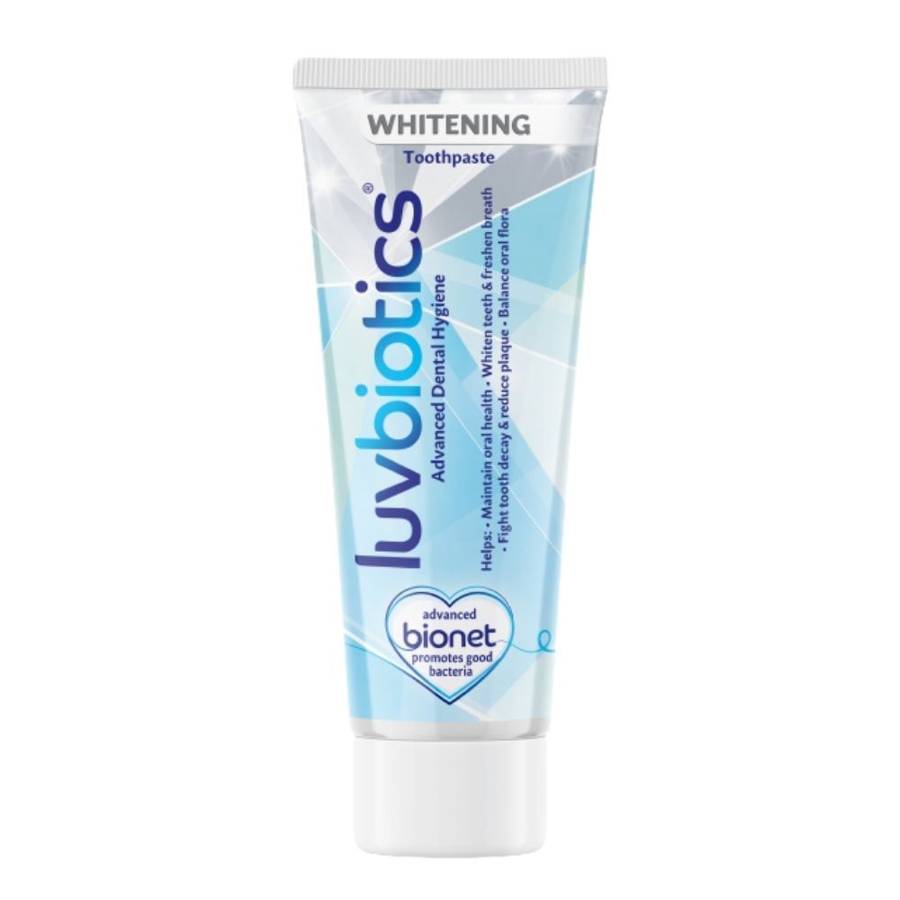 Luvbiotics Whitening Toothpaste with Probiotics 75ml - 12 Pack