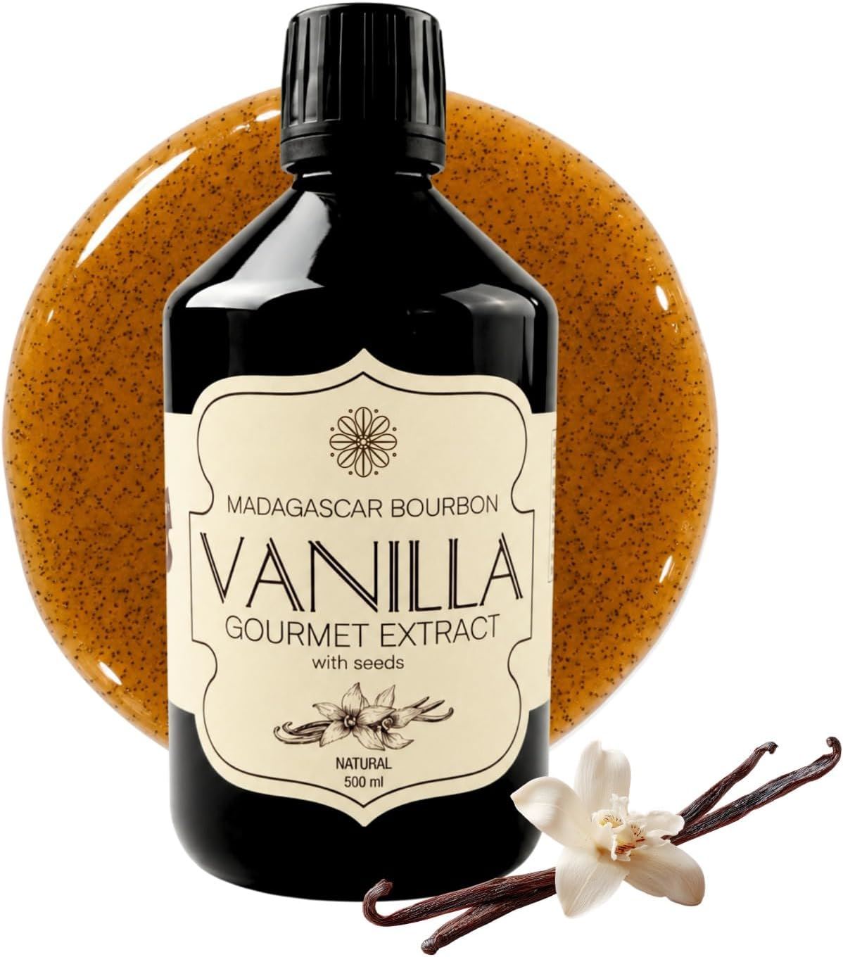 Vanilla Scientific Pure Bourbon Vanilla Extract Madagascar 100% Natural 500ml