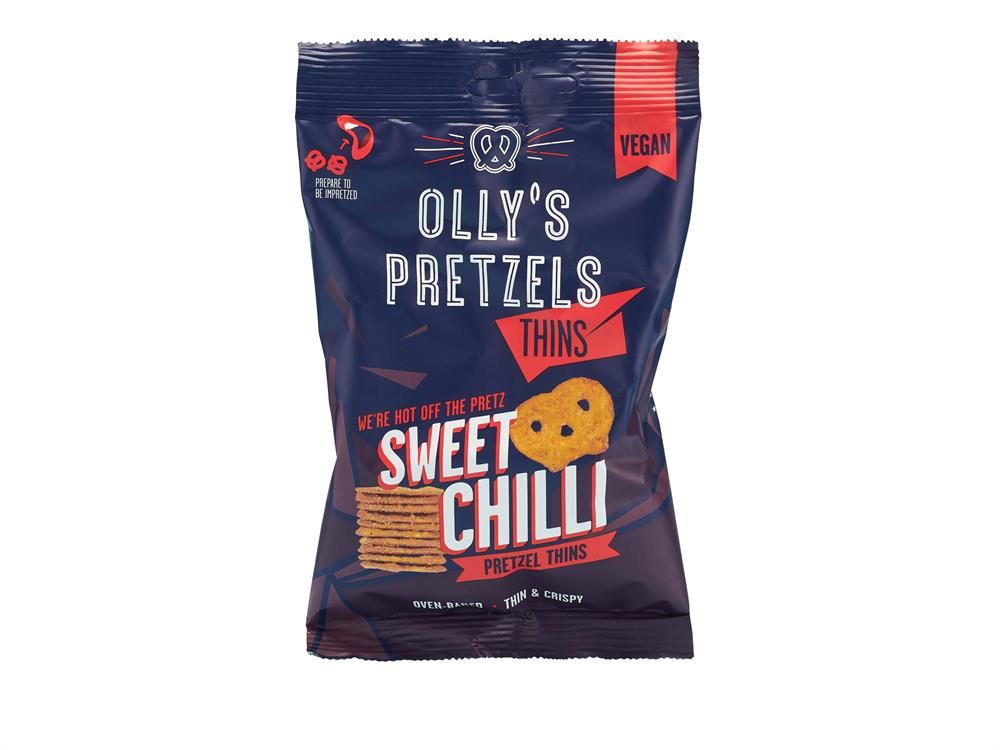 Ollys Sweet Chili Pretzel Thins 35g