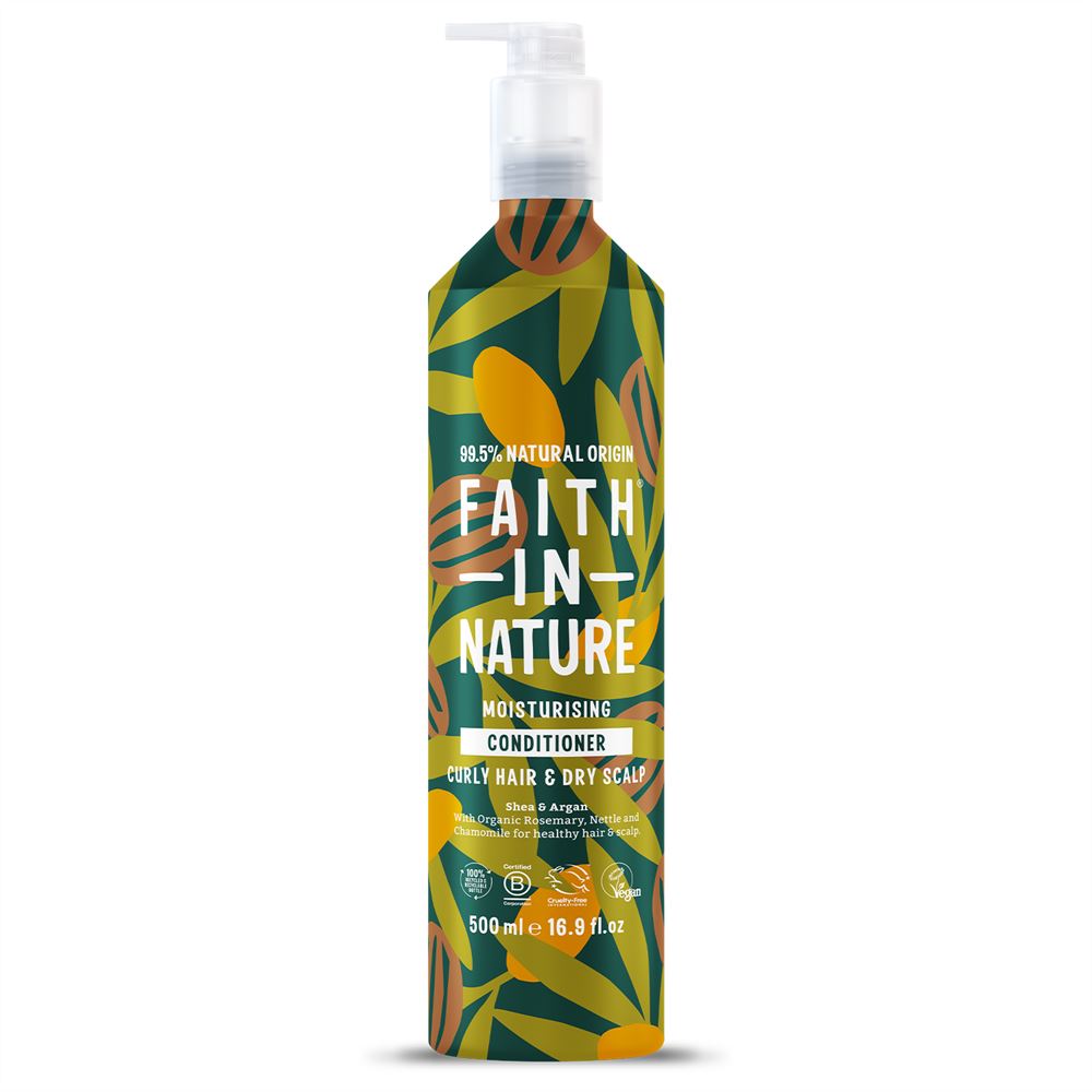 Faith in Nature Shea and argan conditioner - 500ml aluminium