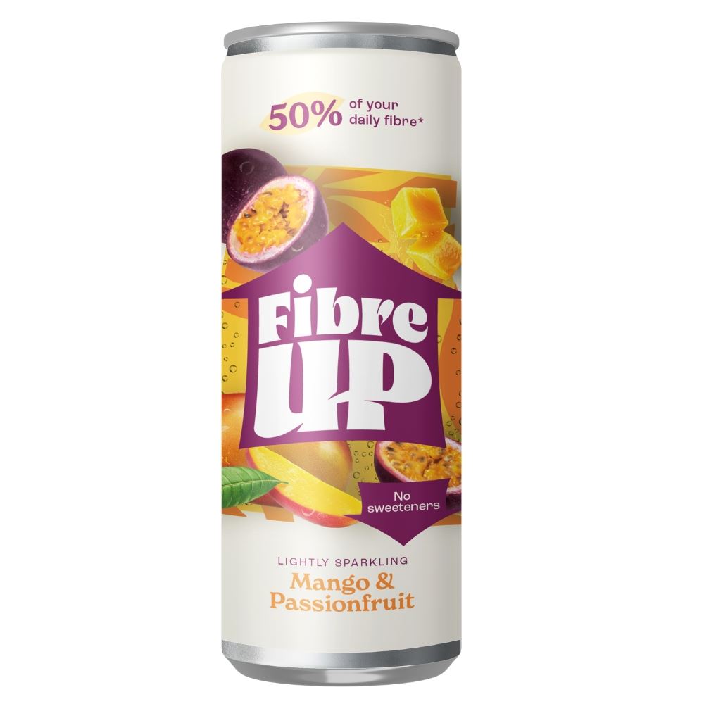 Fibre UP Mango & Passionfruit Prebiotic Fibre Soft Drink 250ml - 3 Pack