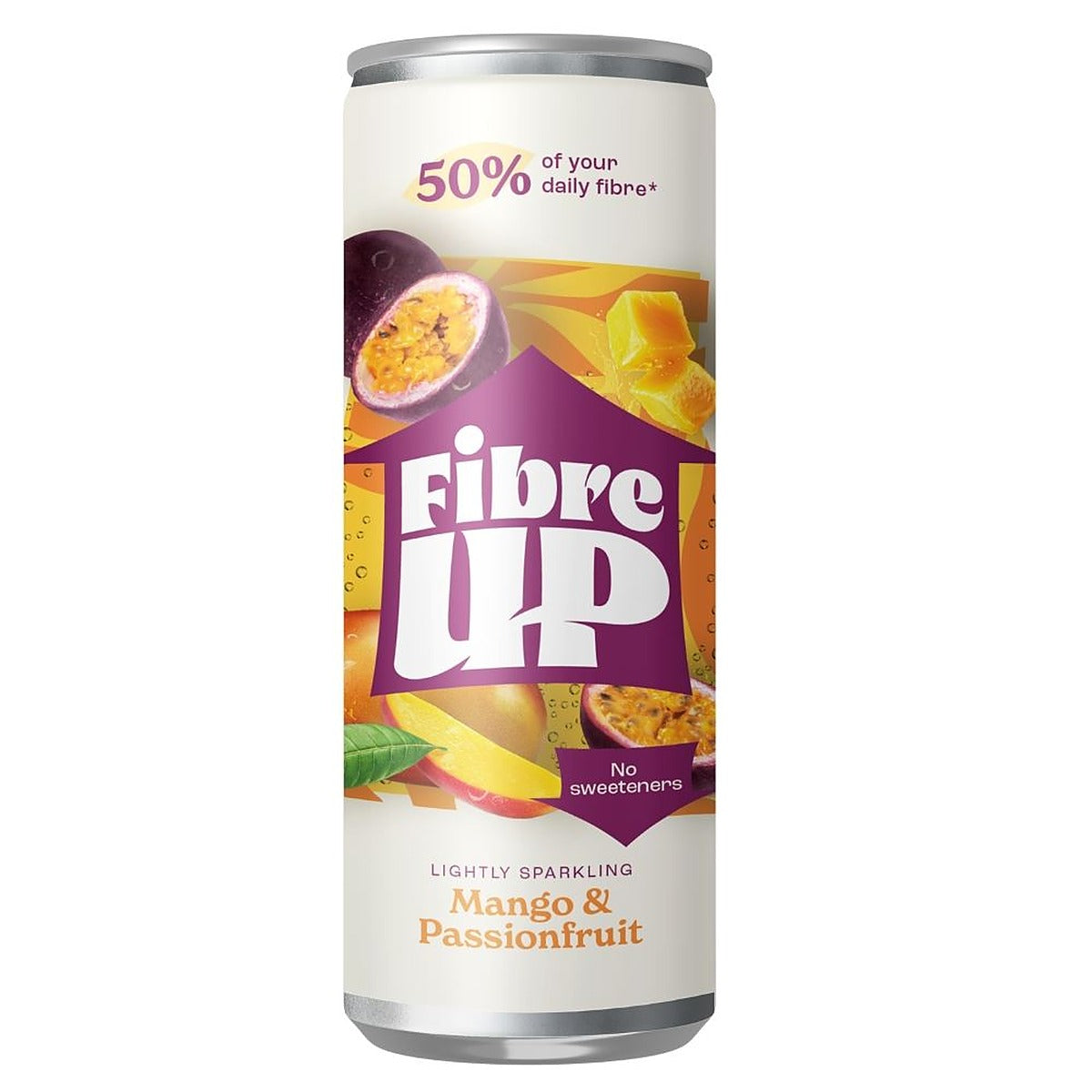 Fibre UP Mango & Passionfruit Prebiotic Fibre Soft Drink 250ml - 3 Pack