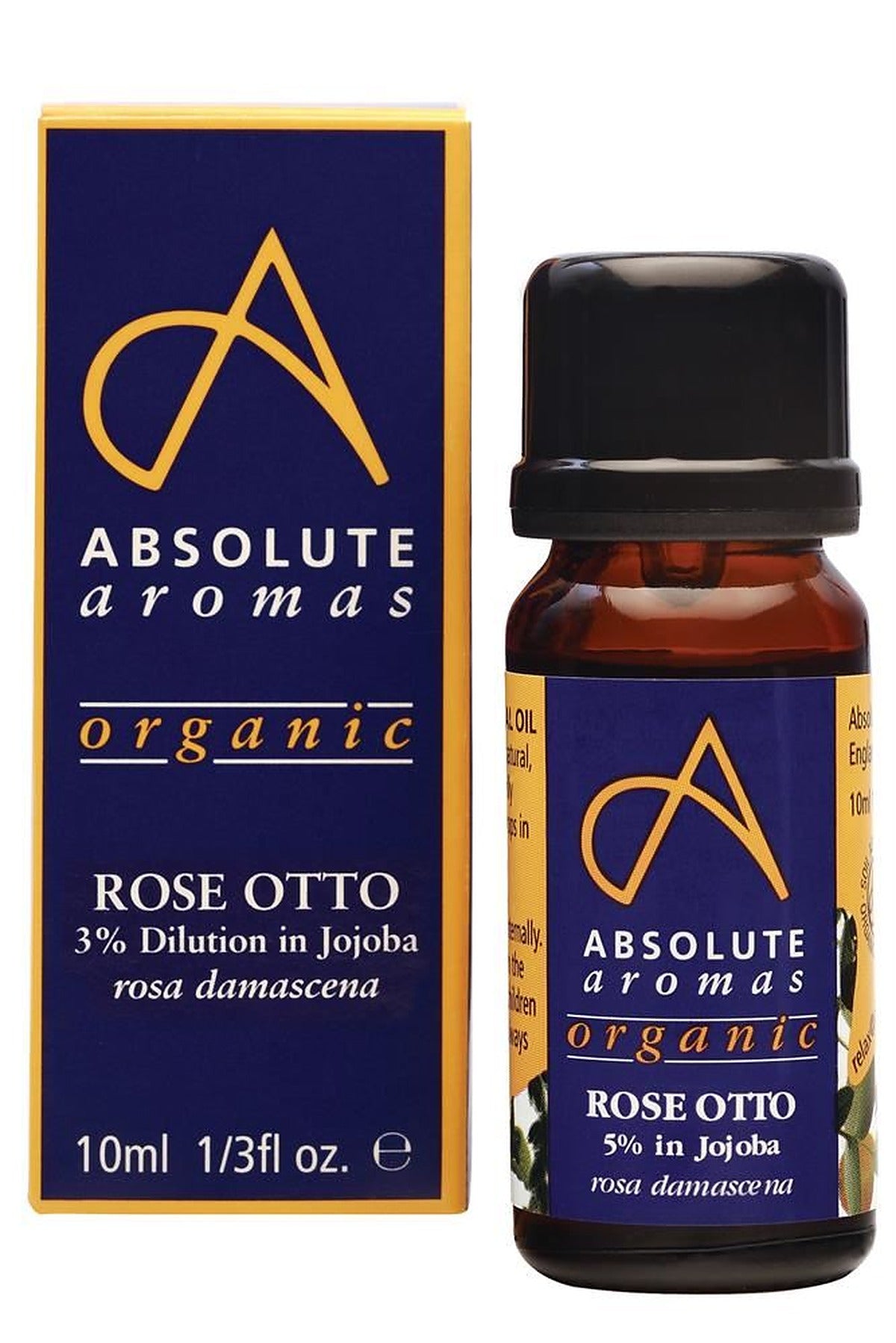 Absolute Aromas Organic Rose Otto 3% Oil 10ml