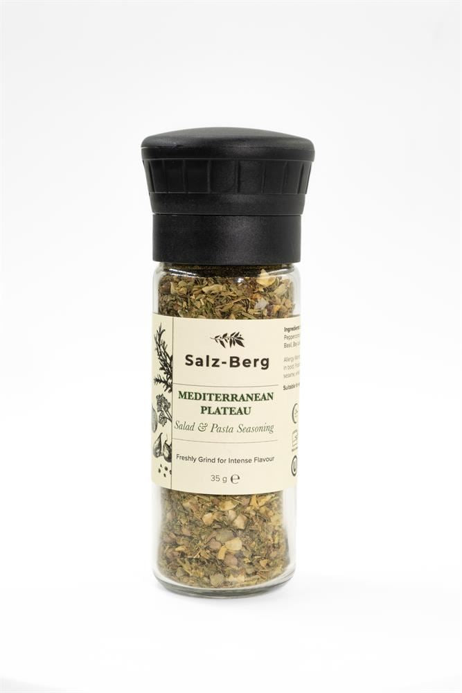 Salz Berg Mediterranean Plateau Grinder Salad & Pasta Seasoning 35g