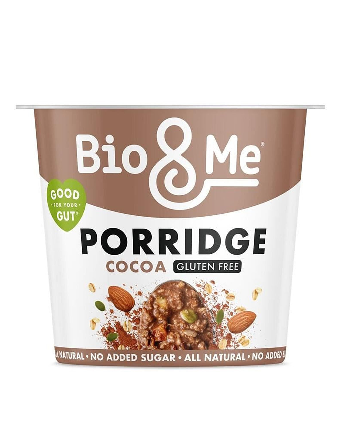 Bio&Me Cocoa Gluten Free Protein Porridge Pot 58g - 8 Pack
