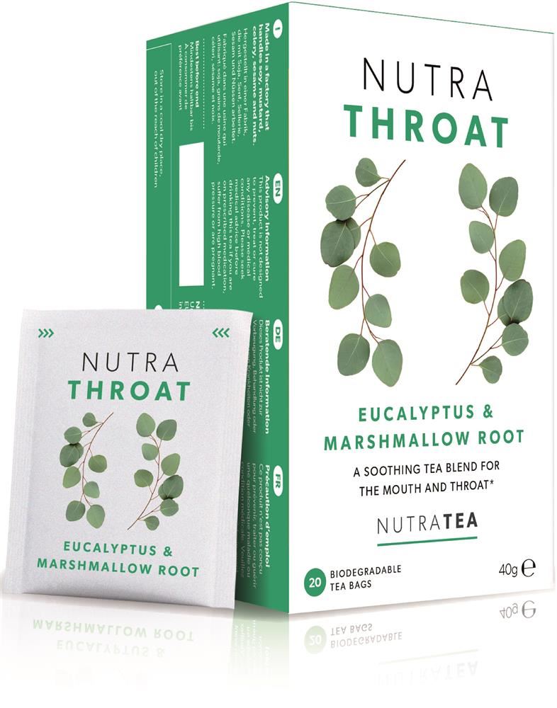 Nutratea Nutra Throat Tea 20 Herbal Tea Bags