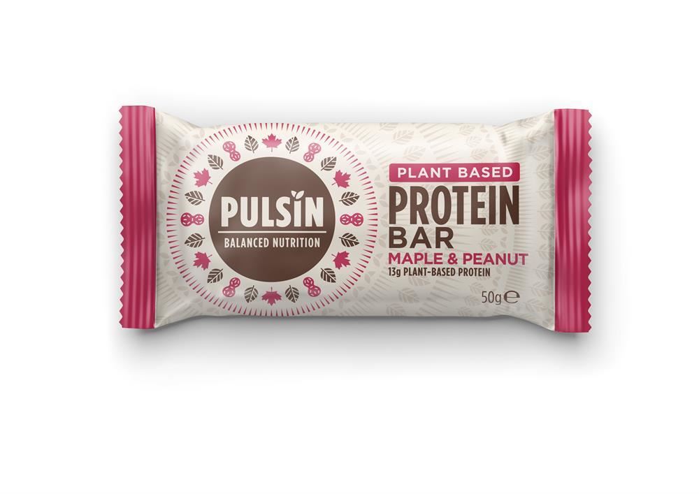 Pulsin Maple & Peanut Protein Booster 50g - 18 Pack