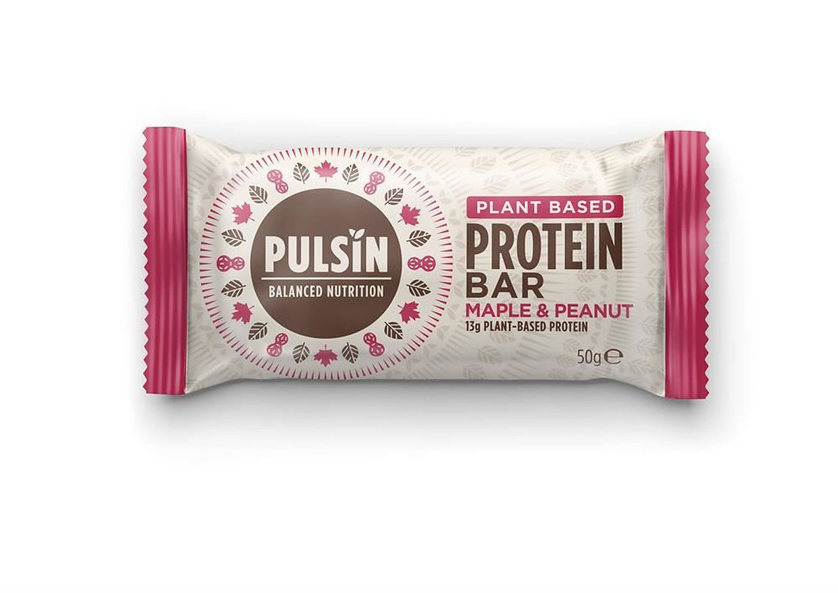 Pulsin Maple & Peanut Protein Booster 50g - 18 Pack