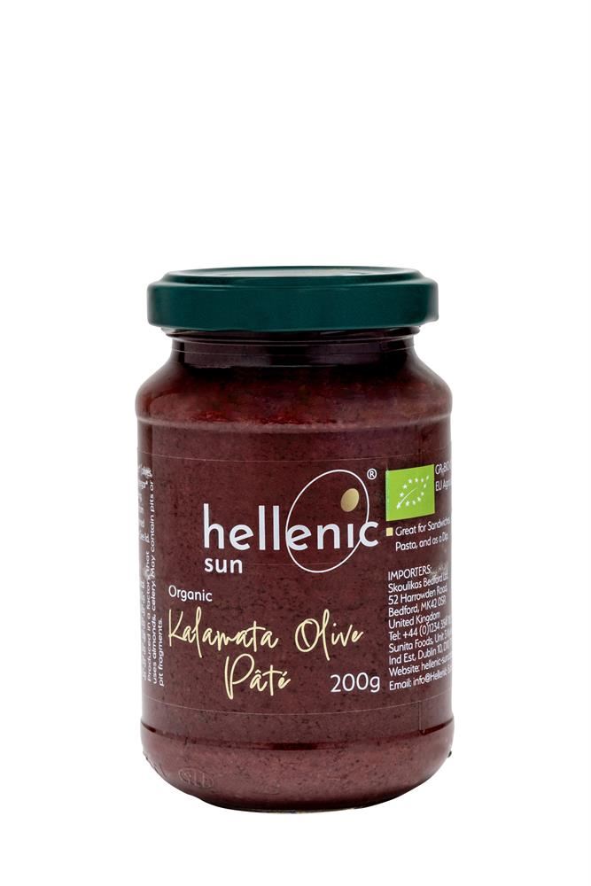 Hellenic Sun Organic Kalamata Pate 200g