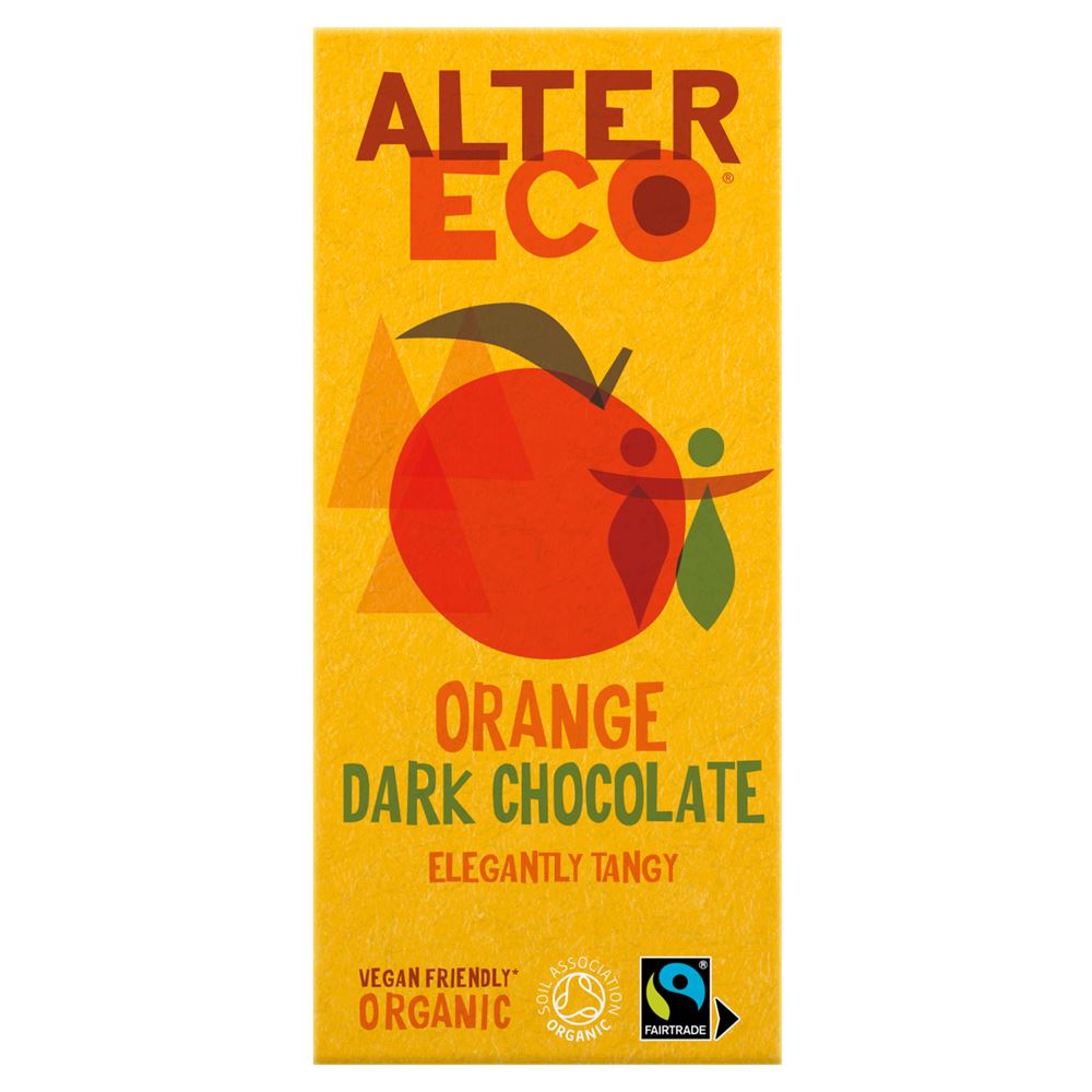 AlterEco Organic Dark Chocolate with Orange 100g