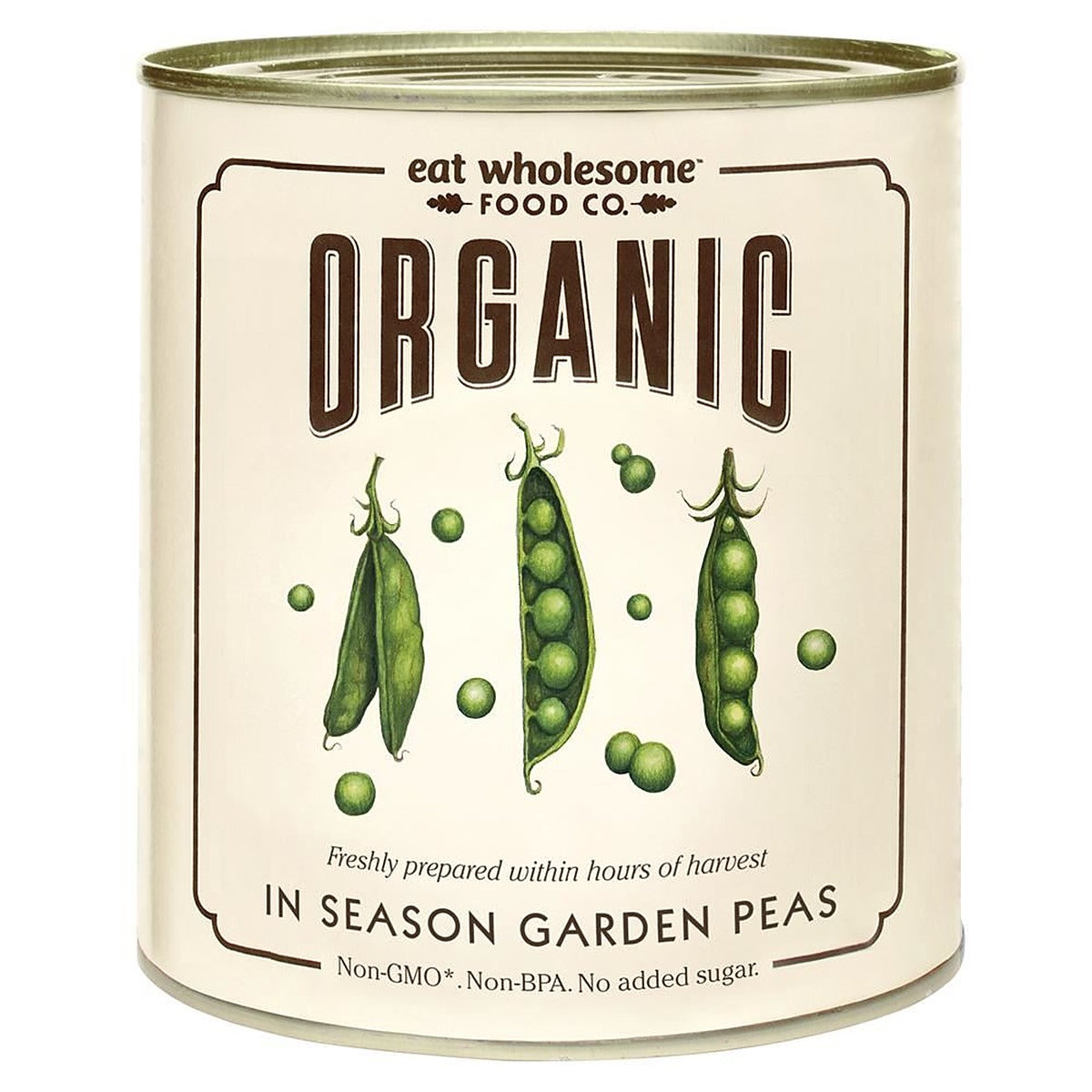 Eat Wholesome Organic In Season Garden Peas 340g